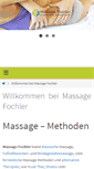 Mobile Screenshot of massage-fochler.at
